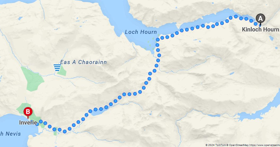 Knoydart to Inverie return