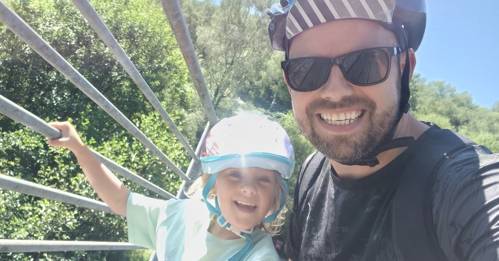 Cycling 31 Miles in June with Alice