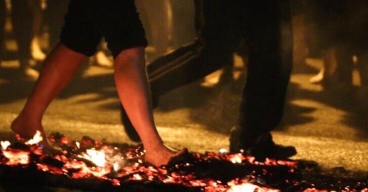 Walking through fire for the community centre