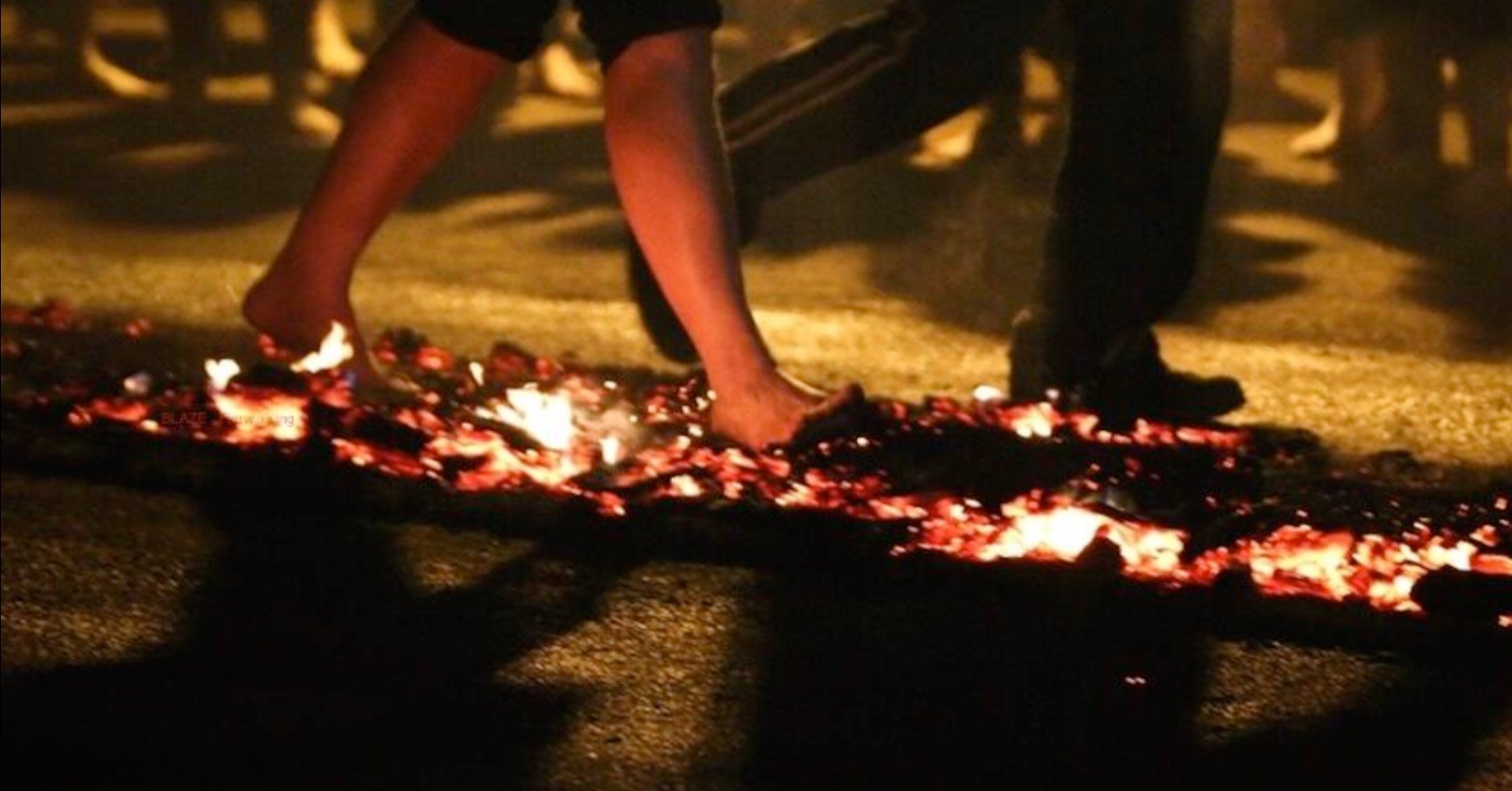 Going for a walk (on some fire)