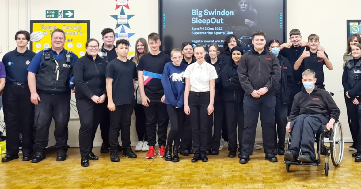 Swindon Police Cadets - Sleepout Fundraising