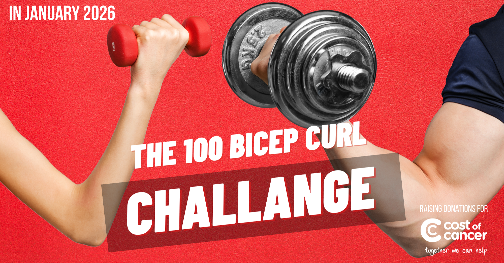 100 daily Bicep Curls in January 2026