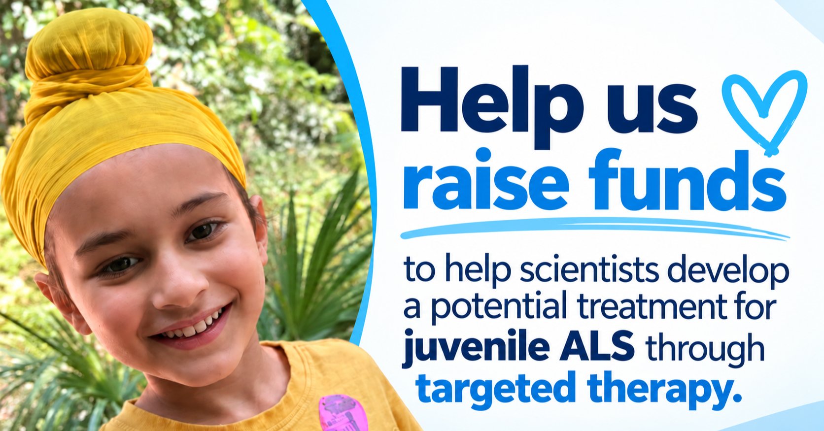 Fundraising for Juvenile ALS (MND)