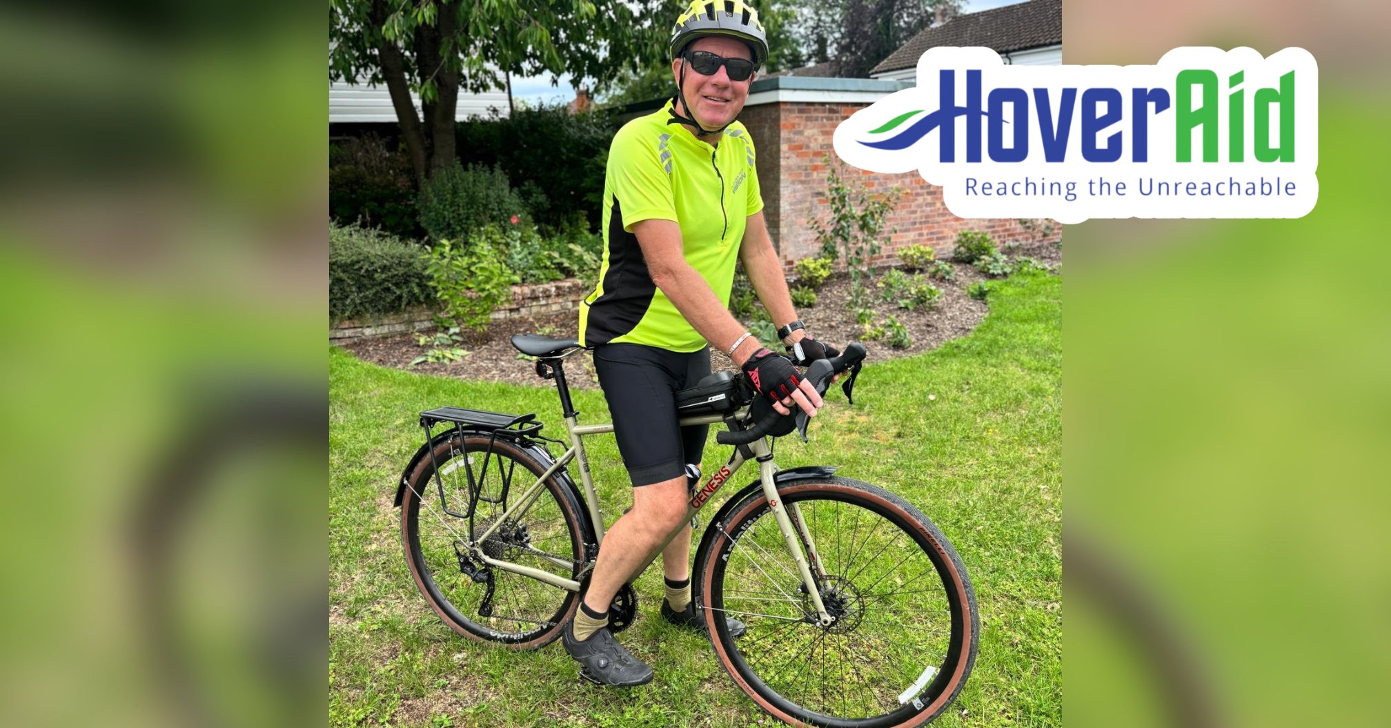 Rob is cycling from Coast to Coast