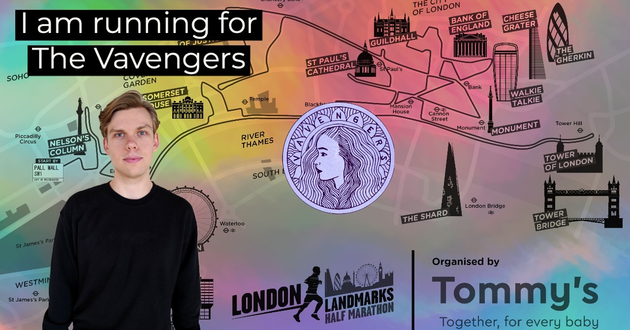 Running 13.1 miles to fundraise for The Vavengers