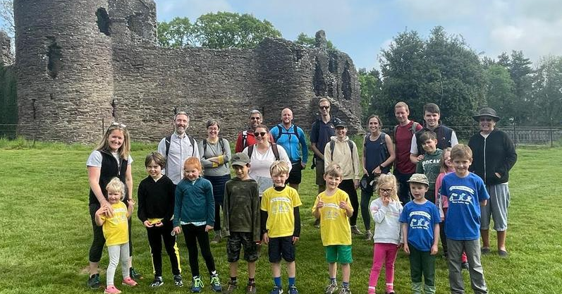 Evan takes part in the Three Castles Walk!