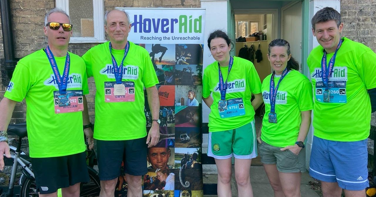 Gwyn's running for HoverAid