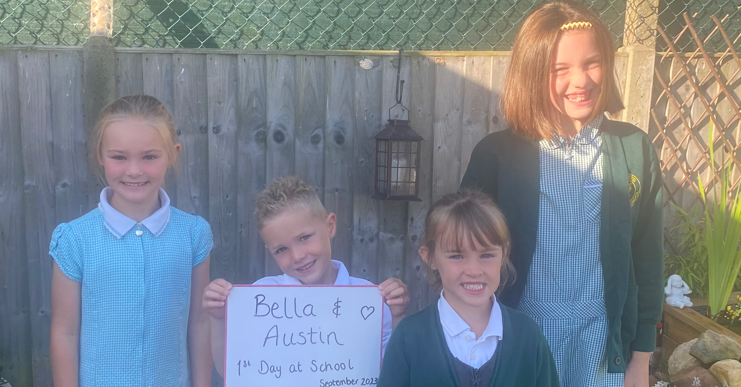 Evelyn, Violet, Bella & Austin sponsored walk