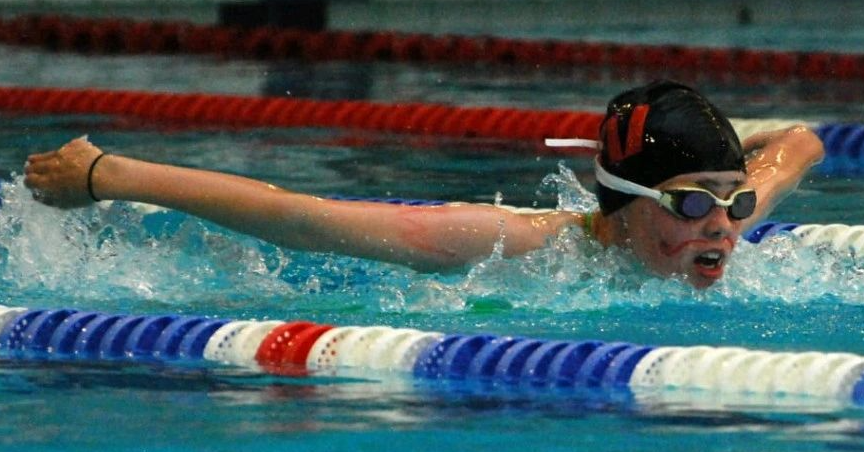 Genevieve's 3km swimming challenge