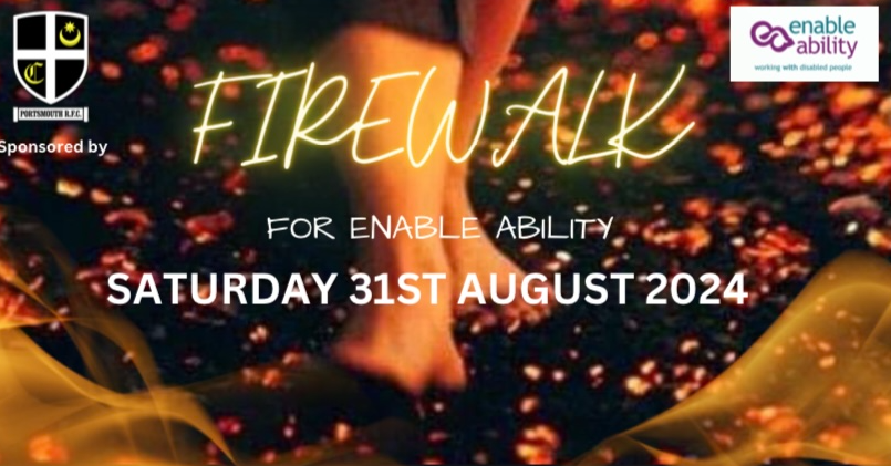 Enable Ability Fund Raising Fire Walk