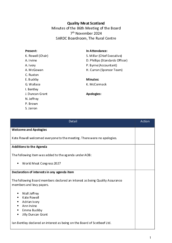 QMS Board Meeting 7th November 2024 - Minutes