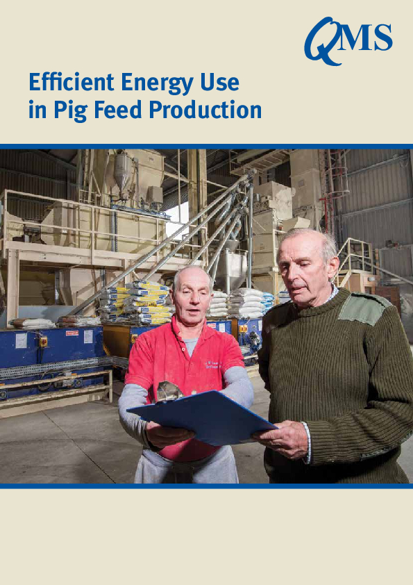 Efficient Energy Use in Pig Feed Production