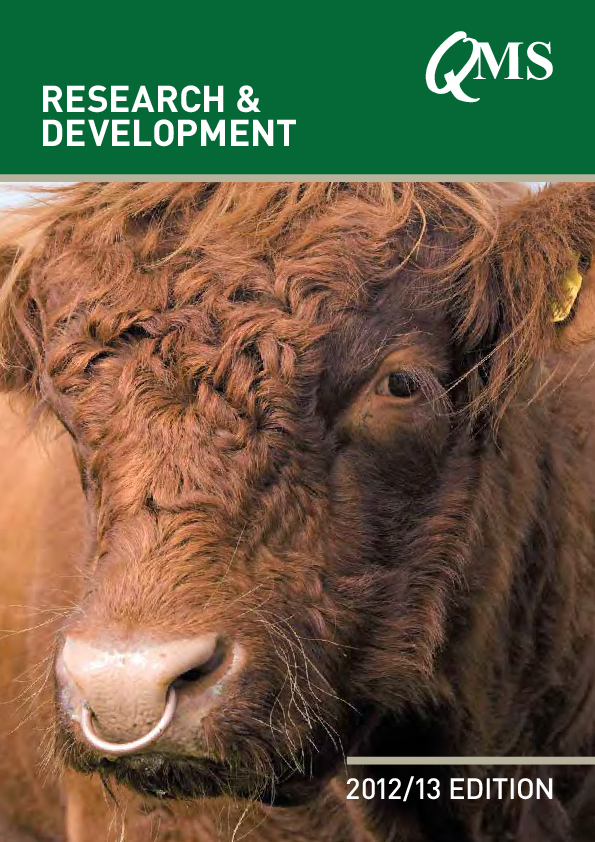 QMS Research & Development 2012/13