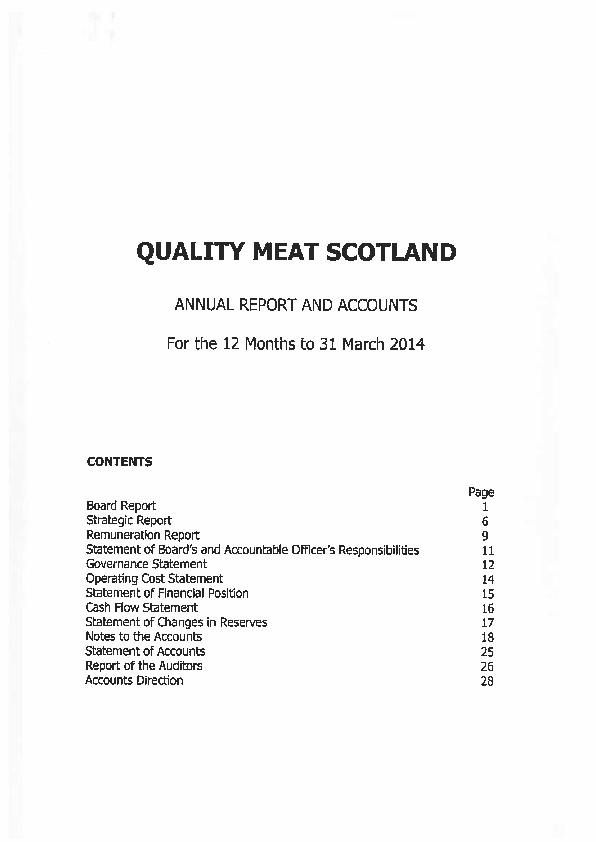 QMS Accounts 2014