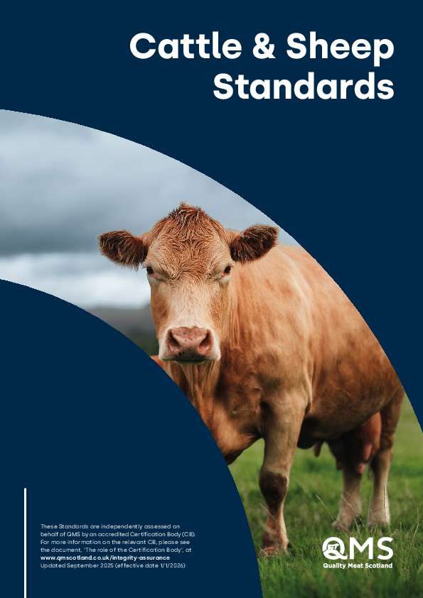 Cattle Sheep Standards effective 01 January 2026