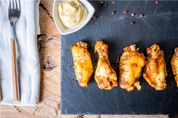 Alas de pollo a la barbacoa 700gr-lateral