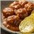 Albóndigas caseras en salsa de tomate con patatas al horno-detalle