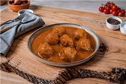 Albóndigas de ternera y cerdo en salsa de tomate extra ecológico