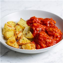 Albóndigas en salsa chipotle