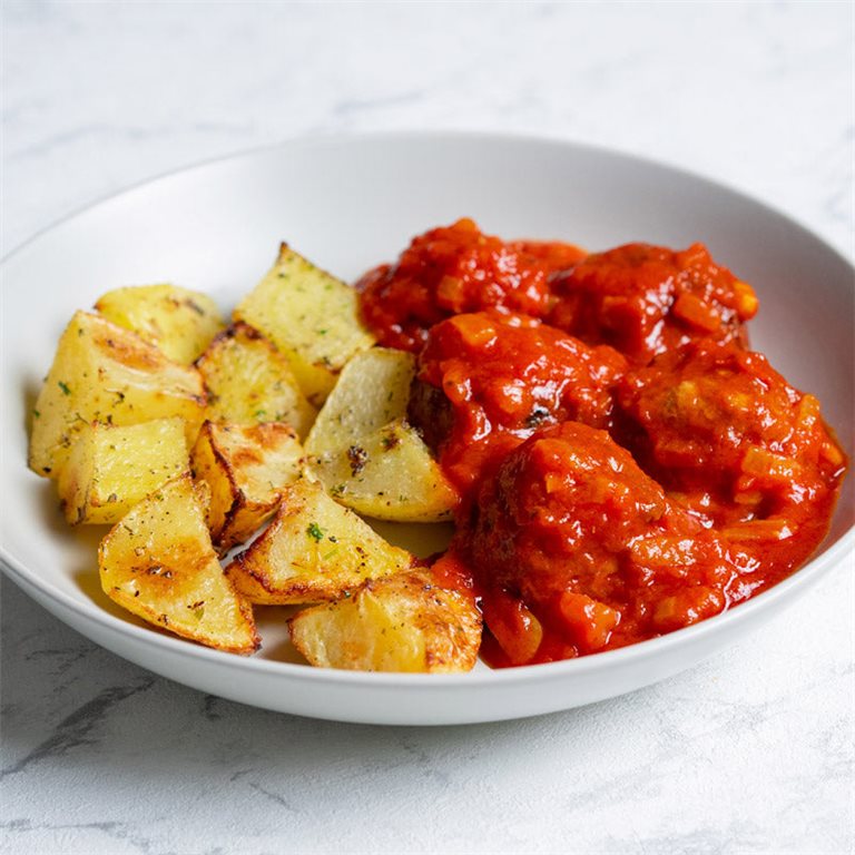 Albóndigas en salsa chipotle