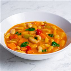 Alubias con verduras