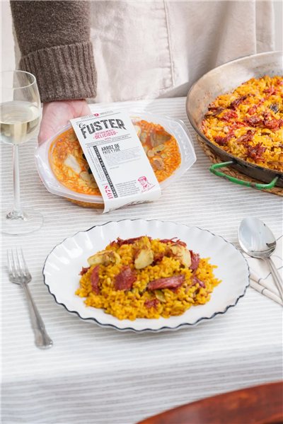 Arroz de pato-trasera
