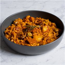 Arroz de presa y alcachofa