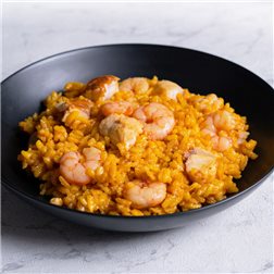 Arroz de atún y gamba