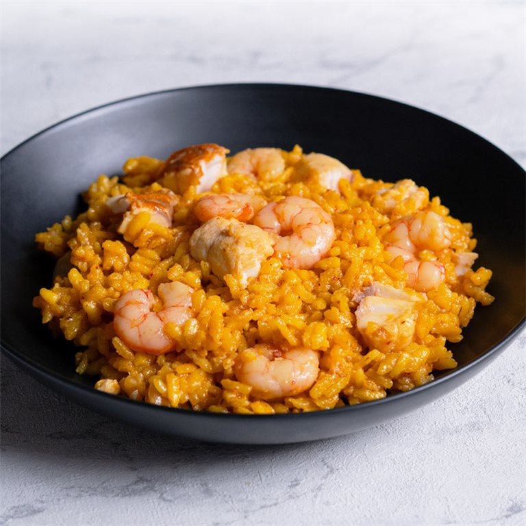 Arroz de atún y gamba