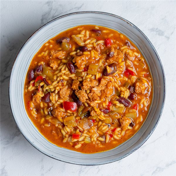 Arroz jambalaya-lateral