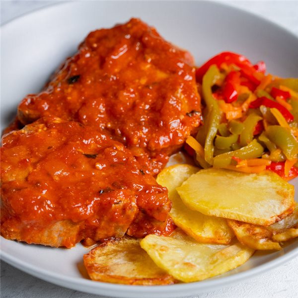 Atún con tomate-detalle