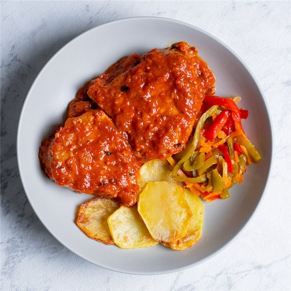 Atún con tomate-lateral