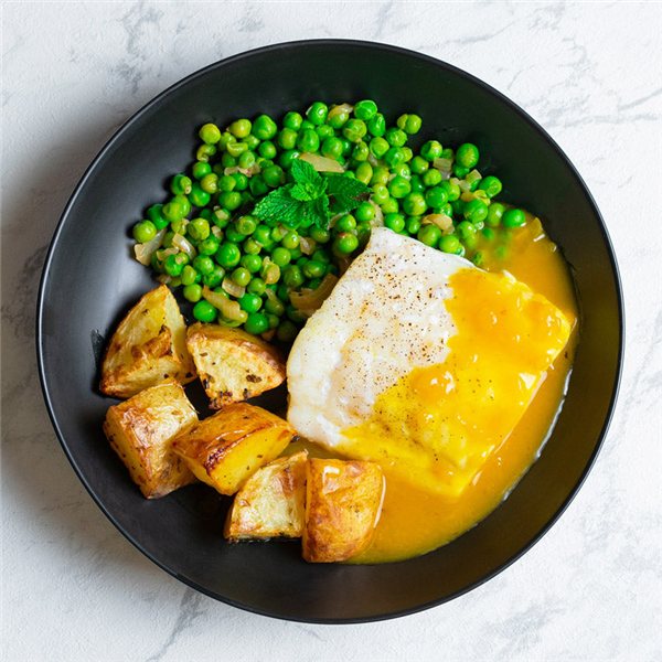 Bacalao a la naranja-detalle