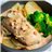 Bacalao en salsa al suquet-detalle