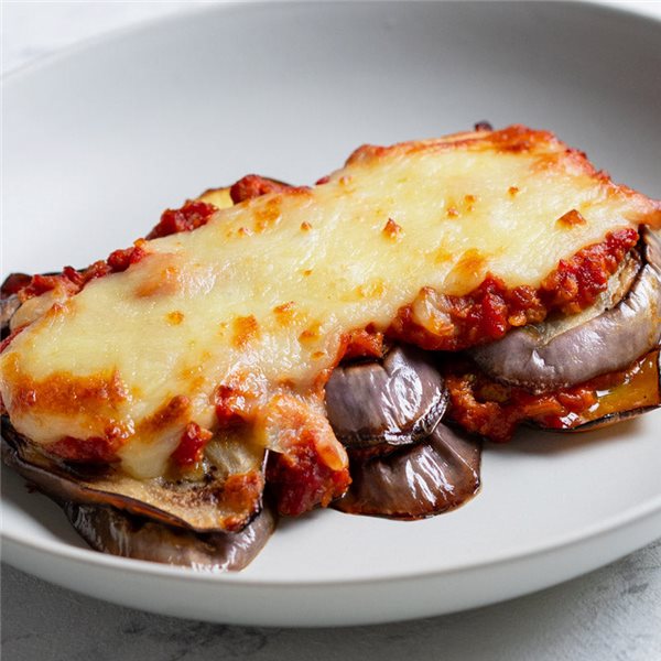 Berenjena parmesana-detalle