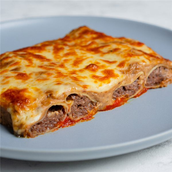 Canelones de pato y pera-detalle