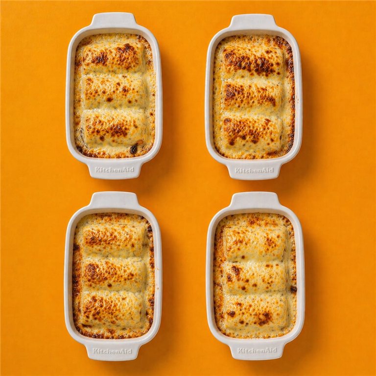 Canelones de pescado y marisco (para 4 personas)