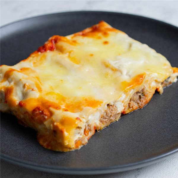 Canelones de pollo trufados-detalle