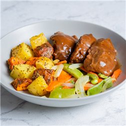 Carrillera de cerdo en salsa Pedro Ximénez