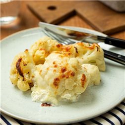 Coliflor gratinada con bechamel
