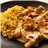 Contras de pollo de corral deshuesadas a la carbonara ligera con trigo tierno-detalle