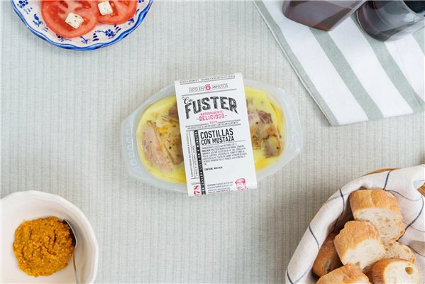 Costillas con mostaza-detalle