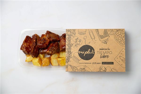 Costillas glaseadas con salsa teriyaki-lateral