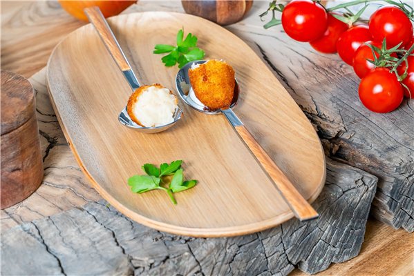 Croquetas de bacalao-detalle