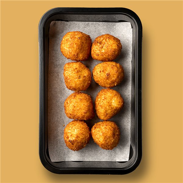 Croquetas de jamón ibérico-lateral