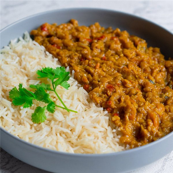 Dhal de lenteja roja-detalle