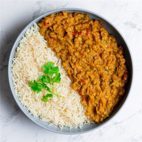 Dhal de lenteja roja-lateral