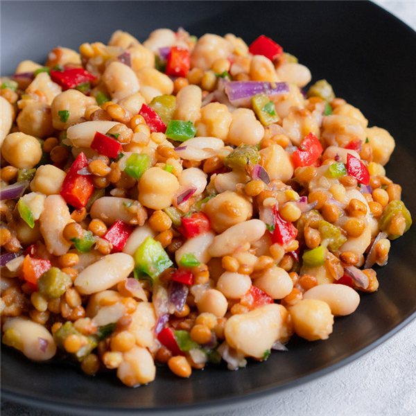 Ensalada de legumbres-lateral