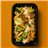 Ensalada de pasta "Cesar" con pollo crujiente, brócoli, verduras y pesto verde-lateral