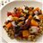 Ensalada de trigo tierno, calabaza asada y pulpo-detalle
